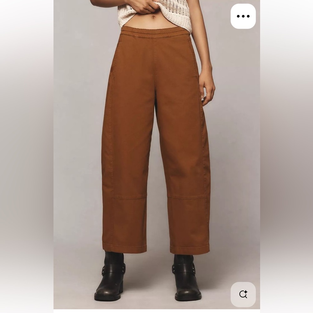 Pilcro Anthropology Terracotta Wide-Leg Pants